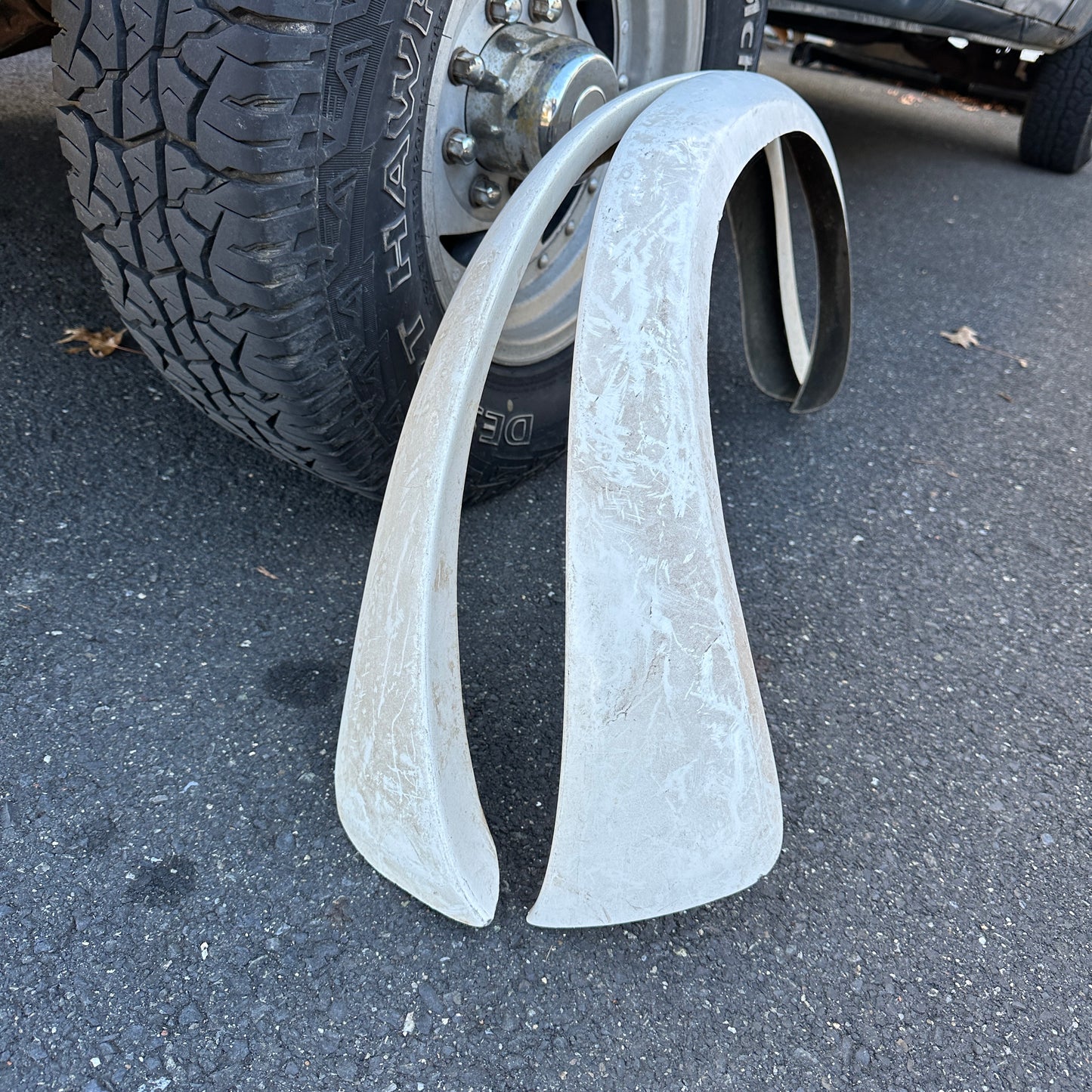 71-03 Dodge Ram Van - 2pc REAR Fiberglass Fender Flare pair