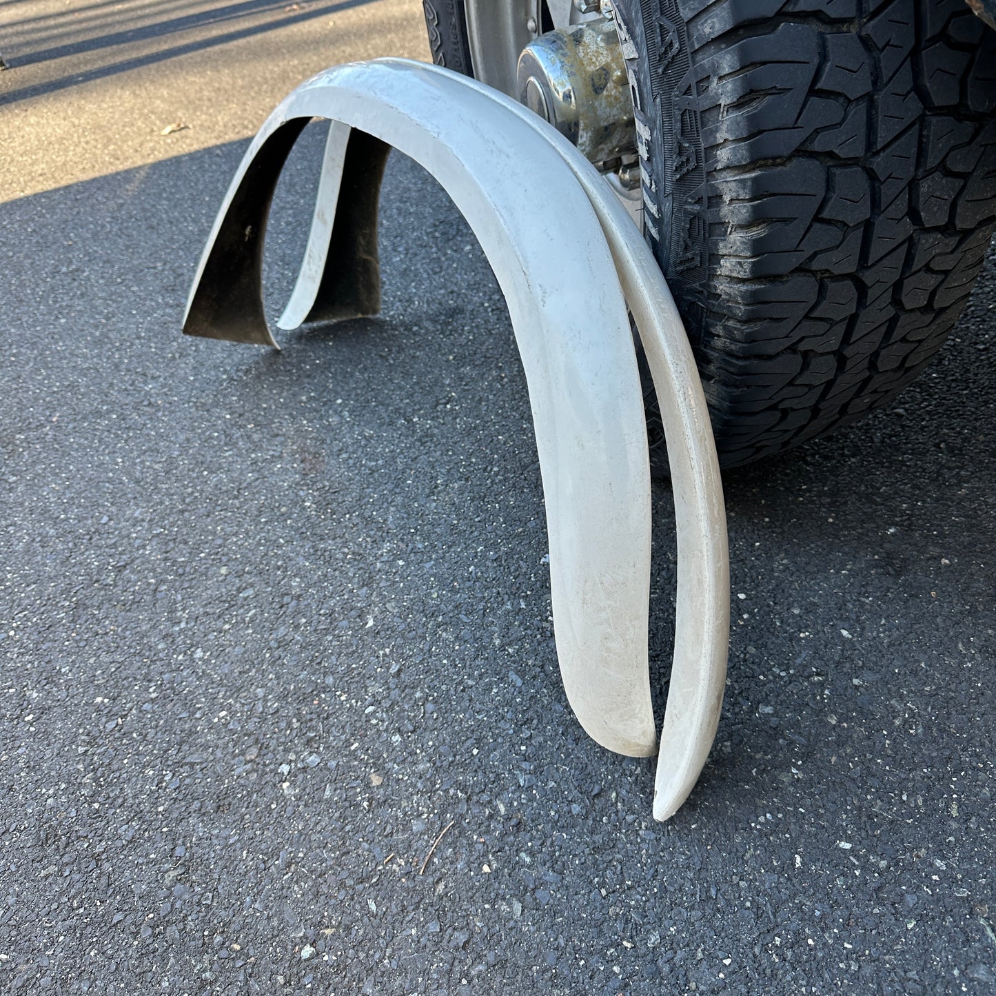 71-03 Dodge Ram Van - 2pc REAR Fiberglass Fender Flare pair