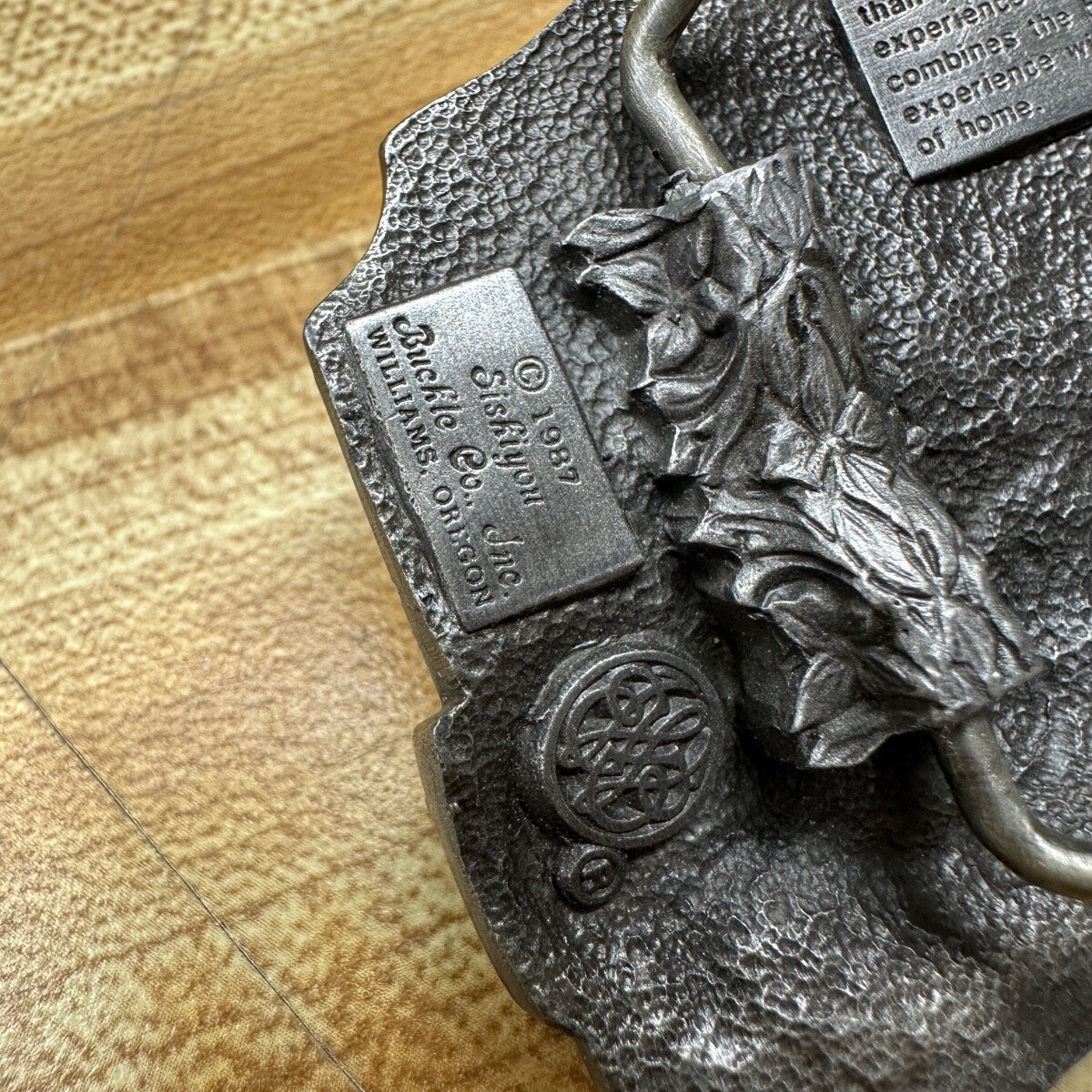 Vintage 1987 Ford Camper Van Belt Buckle