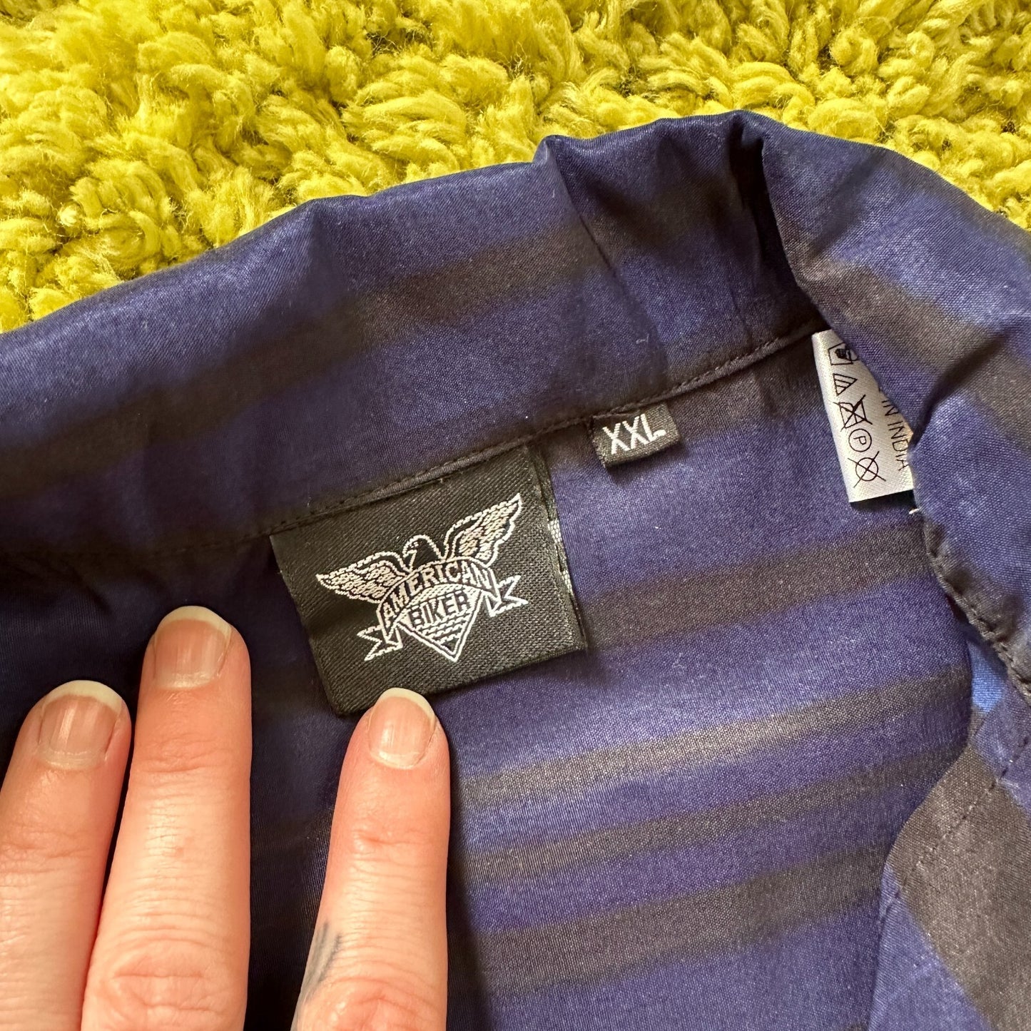Vintage American Biker Button Down Shirt