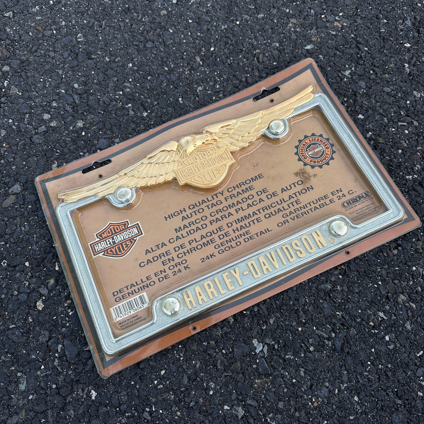 Harley Davidson License Plate Frame