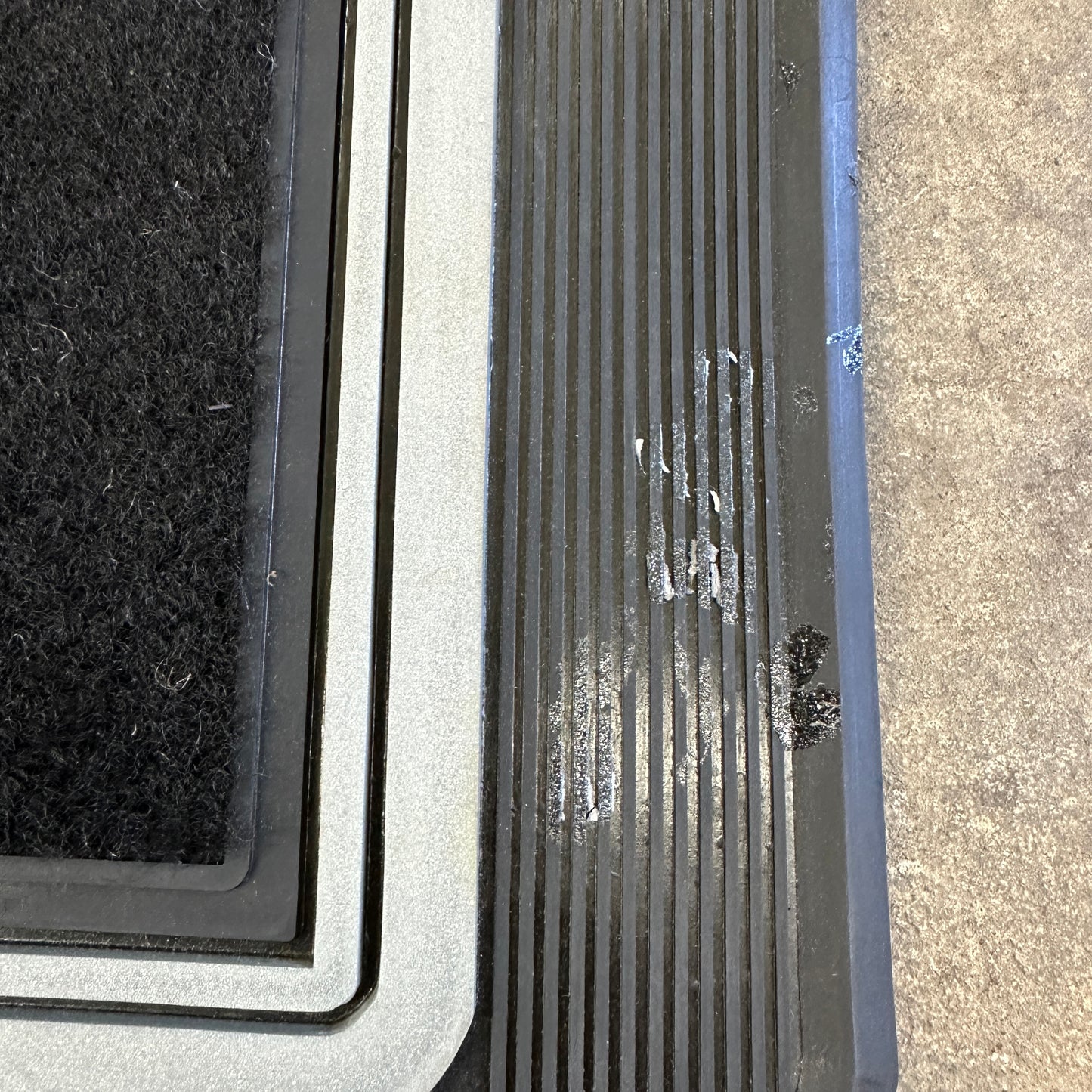 NOS Ultra Twin Rear Floor Mats Mini - Plasticolor 15x14