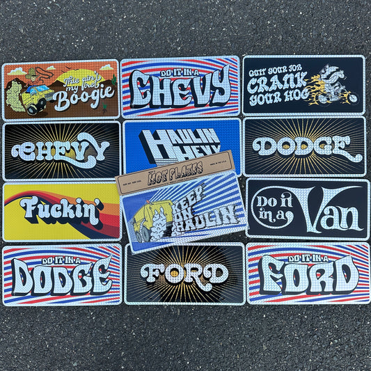 Hevy Hot Plates - Prismatic License Plate