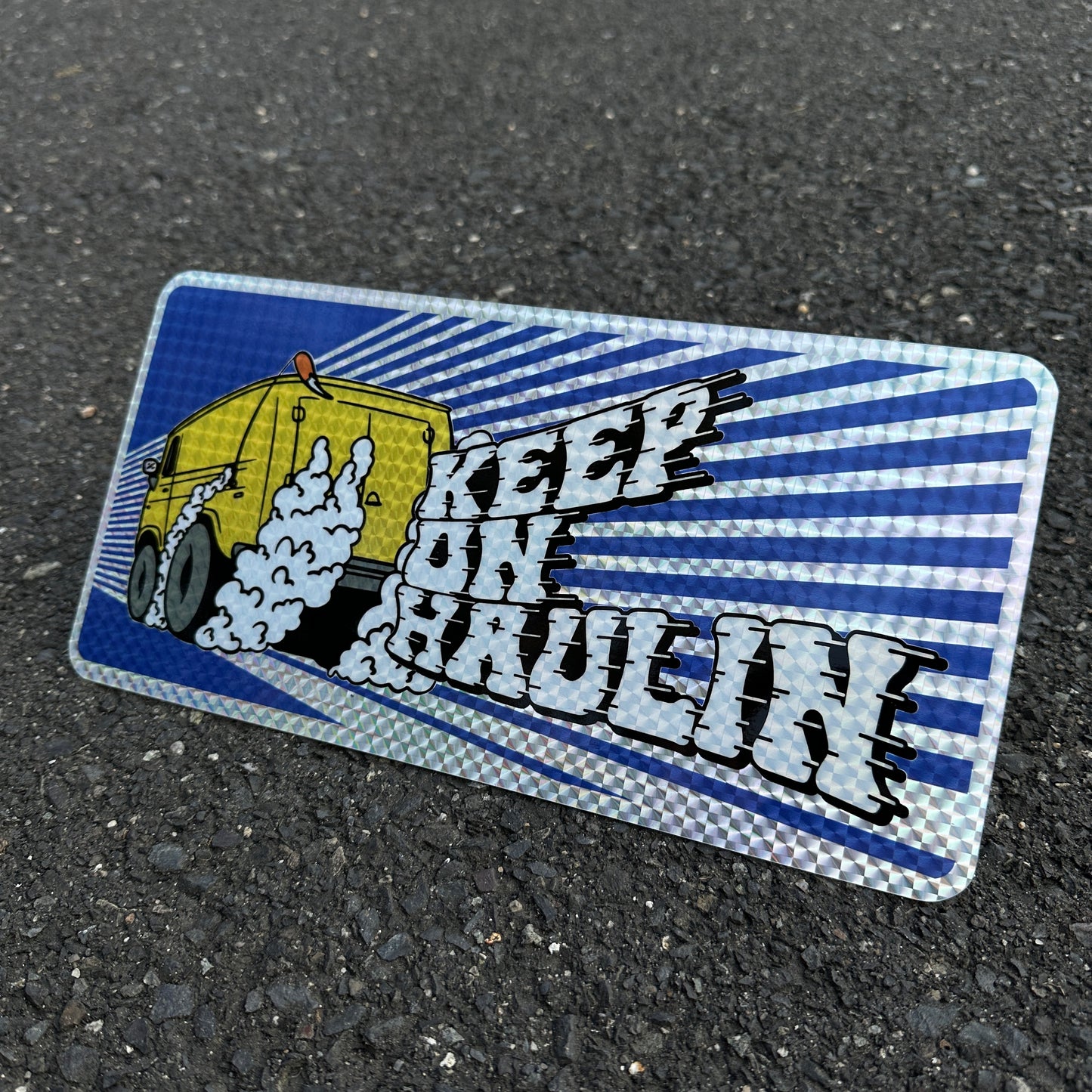 Hevy Hot Plates - Prismatic License Plate