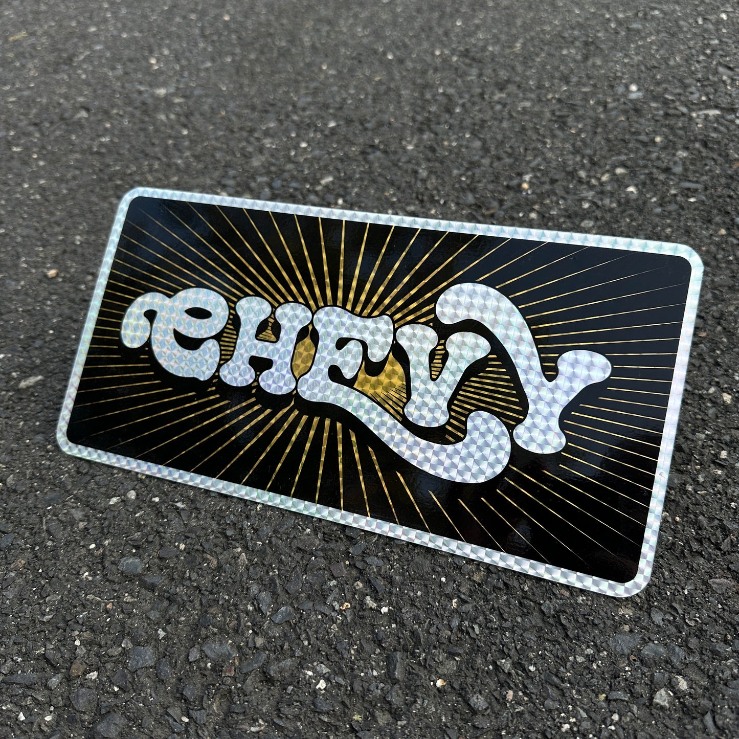 Hevy Hot Plates - Prismatic License Plate