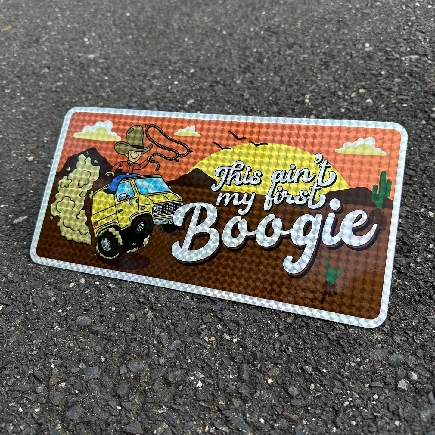 Hevy Hot Plates - Prismatic License Plate