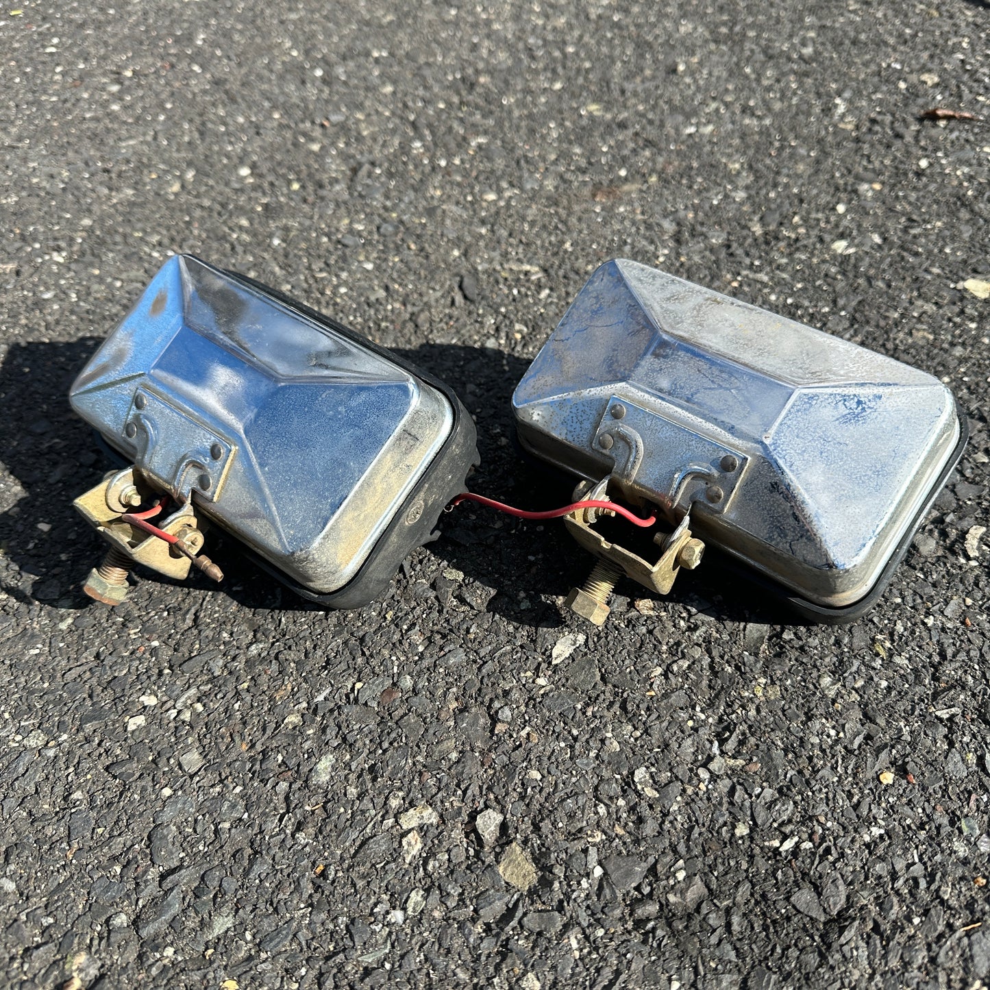 Vintage Amber Fog Lights