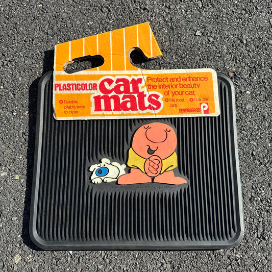 NOS Ziggy Floor Mats Mini- Plasticolor 15x14