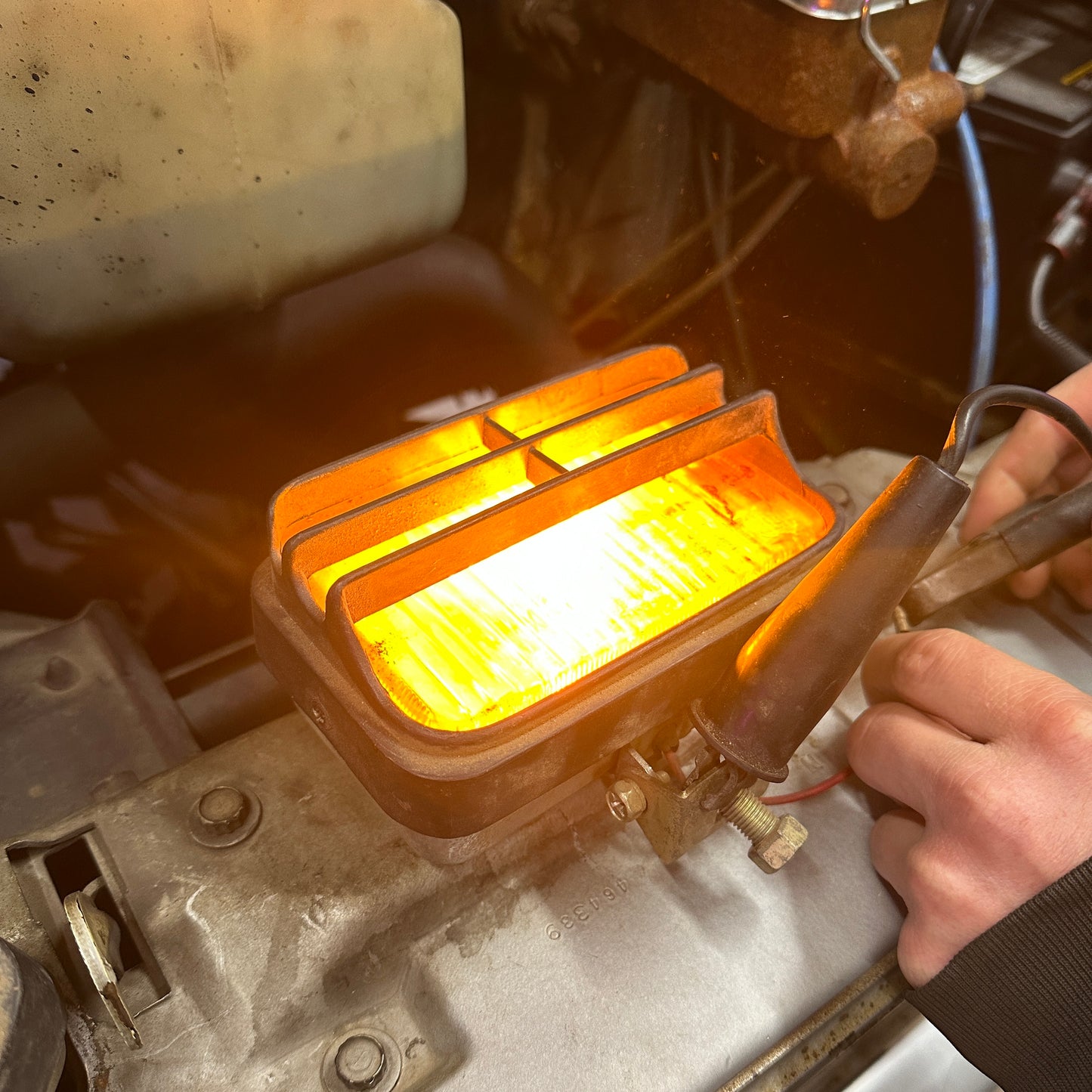 Vintage Amber Fog Lights