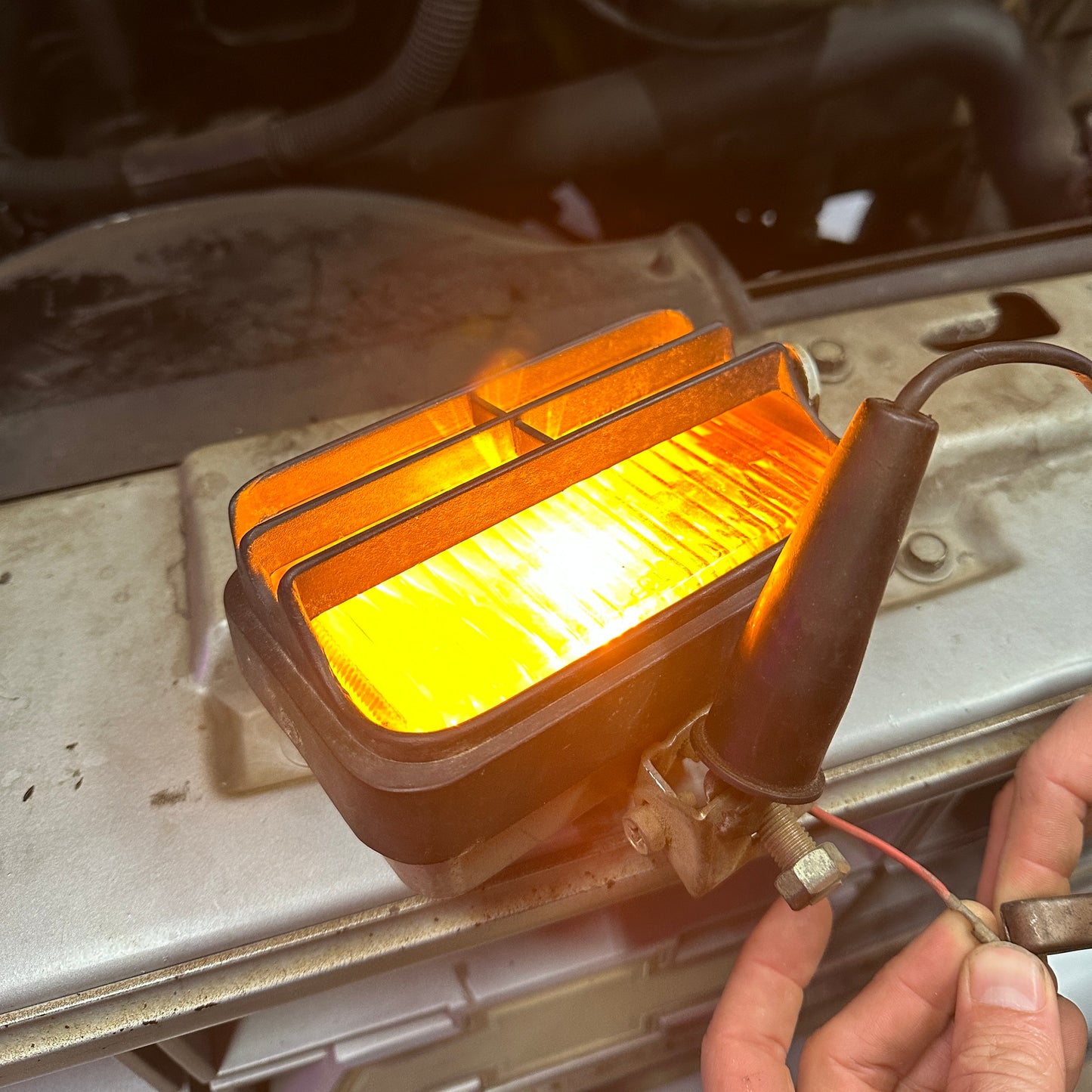 Vintage Amber Fog Lights