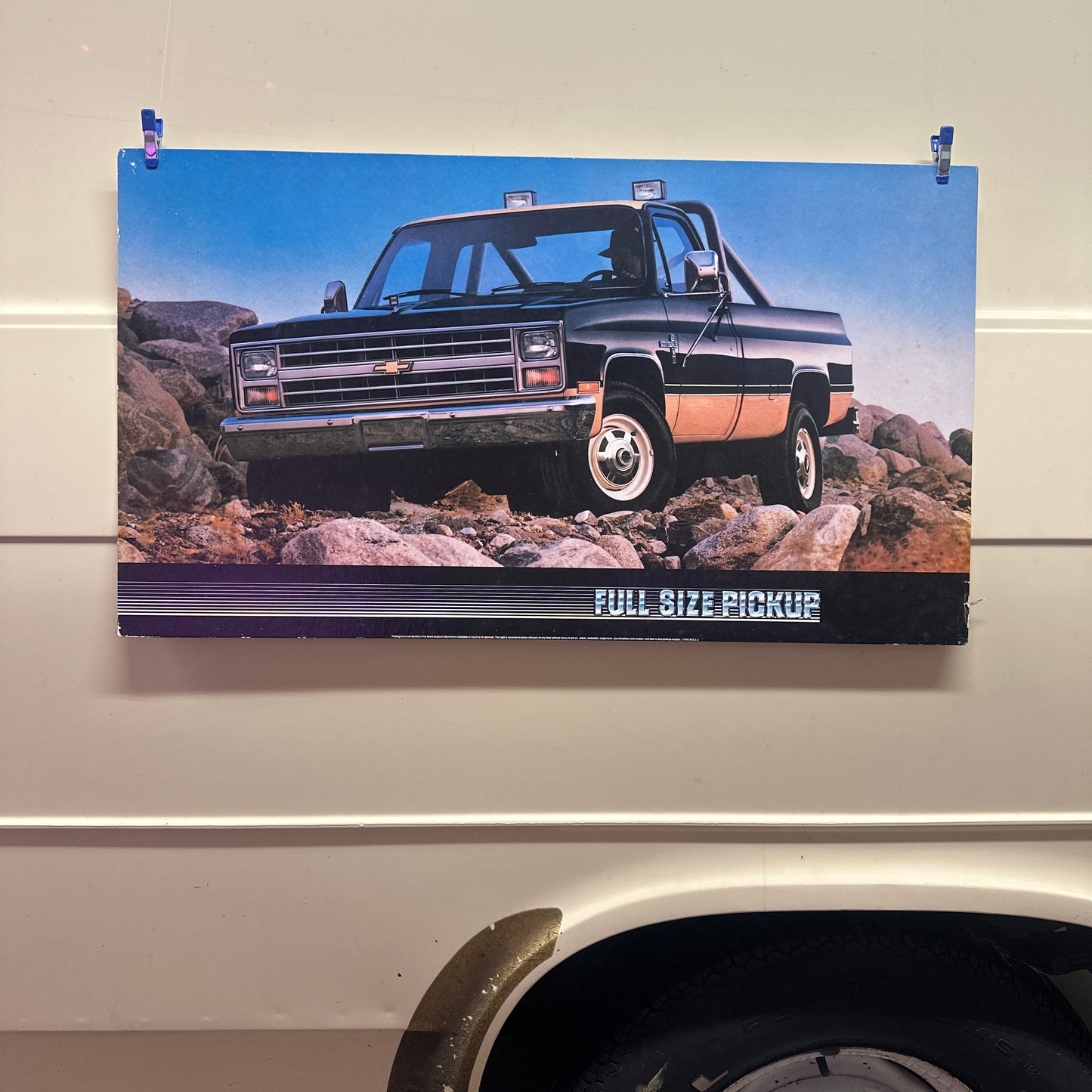 Full Size Pickup - Original GM Dealership Poster