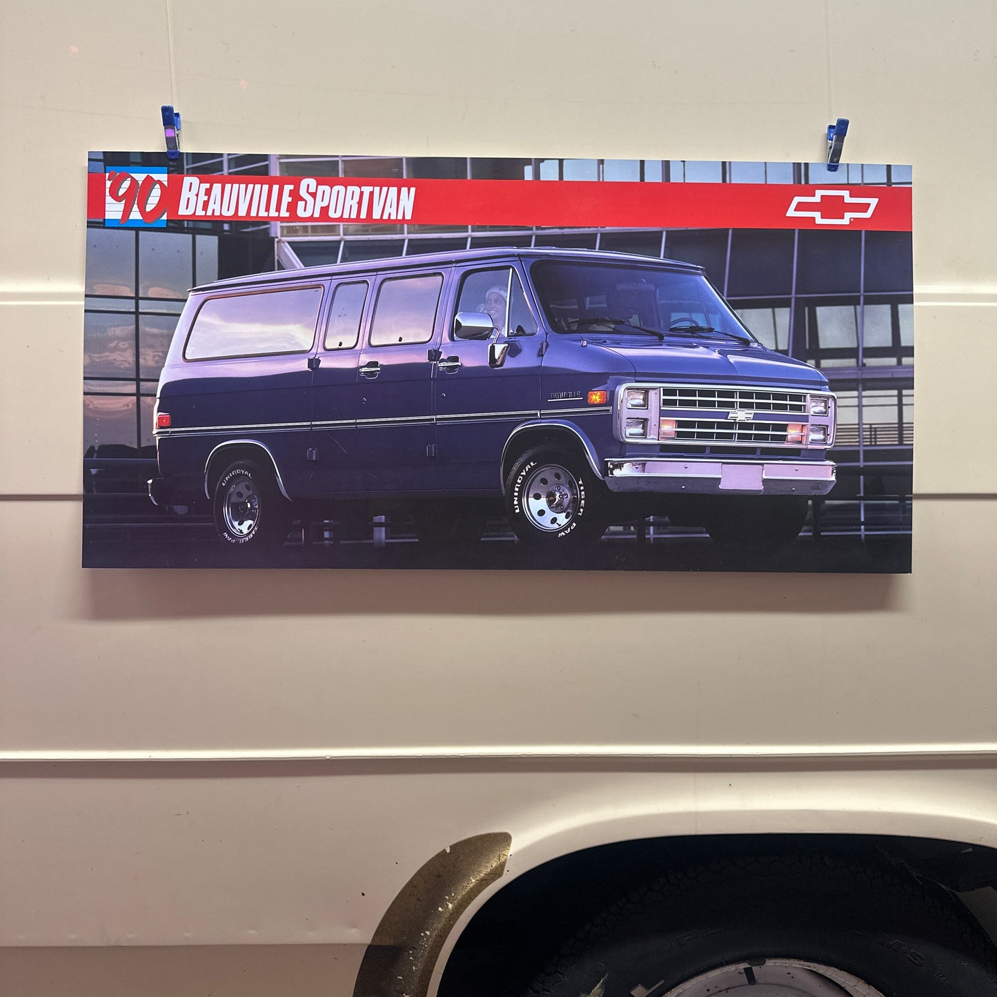 1990 Beauville Sportvan - Original GM Dealership Poster