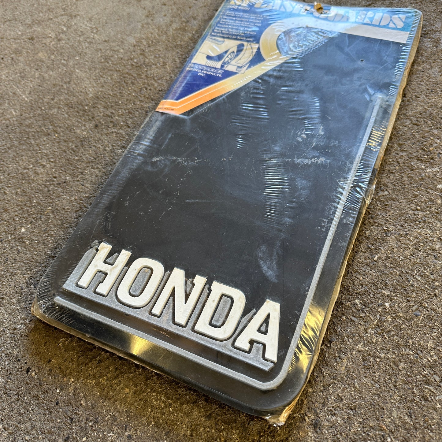 NOS Honda Mudflaps Small - Plasticolor 14x8