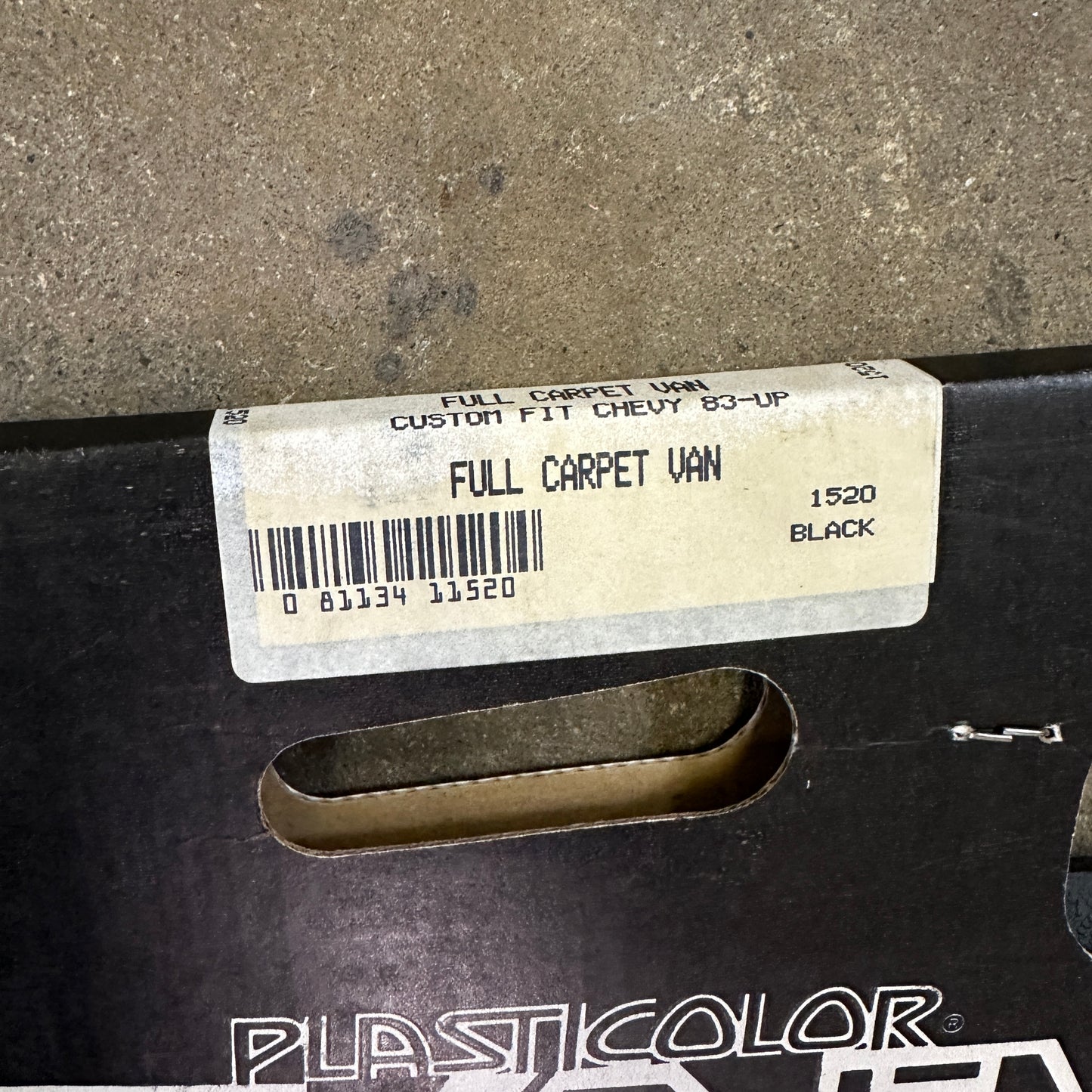 NOS Carpet/Rubber Plasticolor Floor Mats - 83-96 GVan