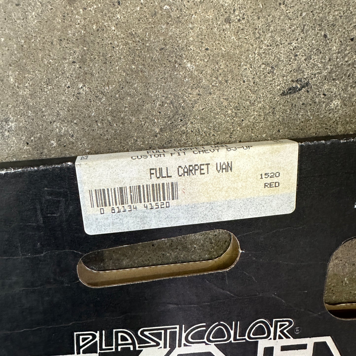 NOS Carpet/Rubber Plasticolor Floor Mats - 83-96 GVan