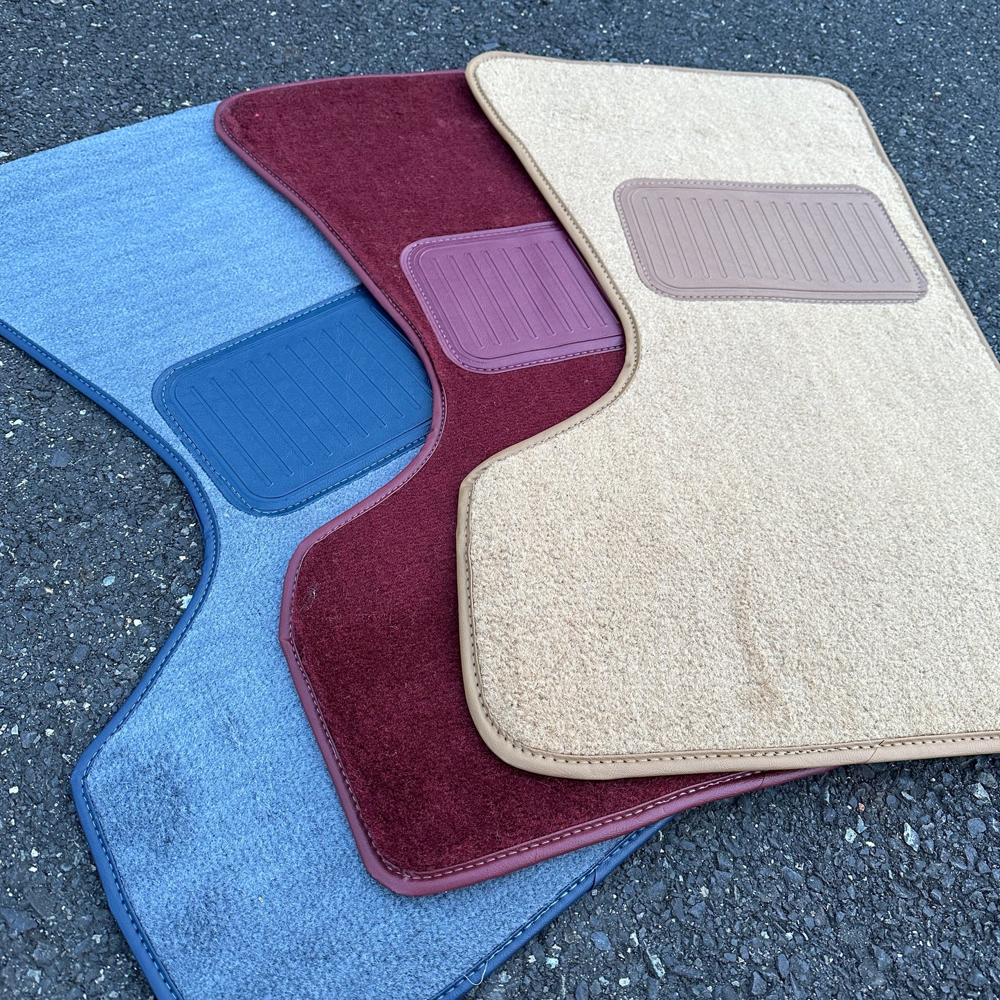 Vintage 4pc Carpet Floor Mats - 86-93 Dodge Ram Van - Multiple Colors!