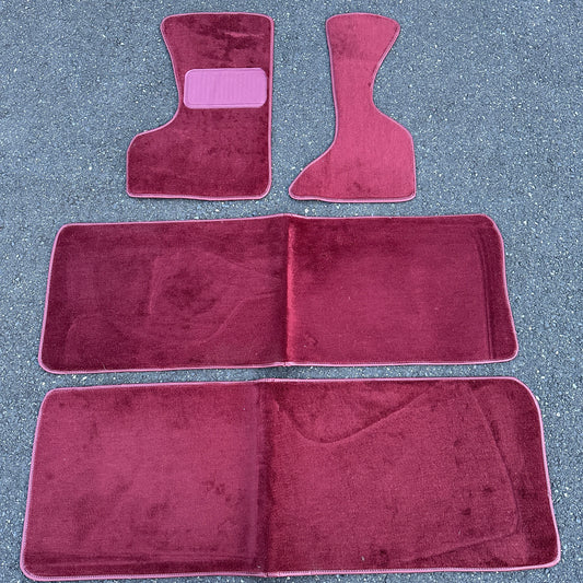 Vintage 4pc Carpet Floor Mats - 86-93 Dodge Ram Van - Multiple Colors!