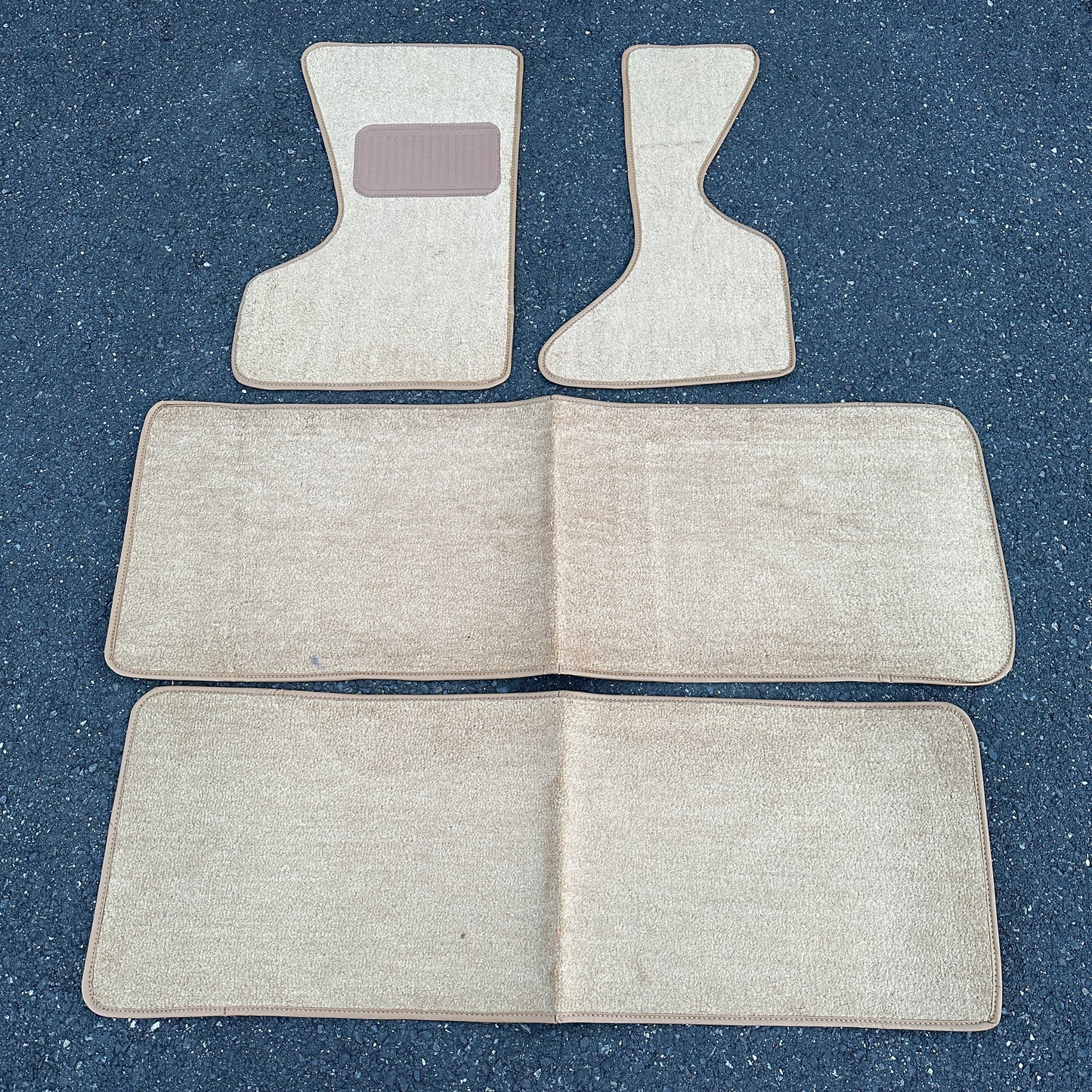 Vintage 4pc Carpet Floor Mats - 86-93 Dodge Ram Van - Multiple Colors!