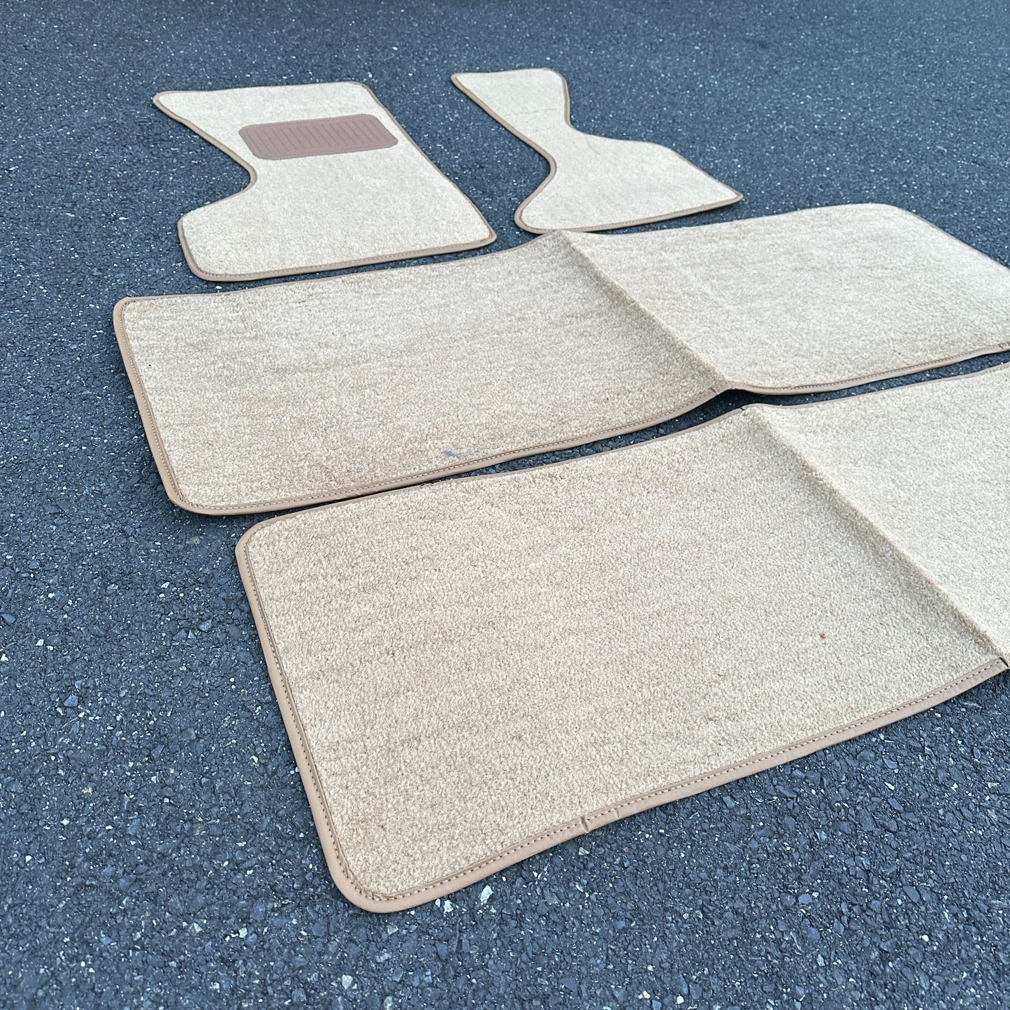 Vintage 4pc Carpet Floor Mats - 86-93 Dodge Ram Van - Multiple Colors!