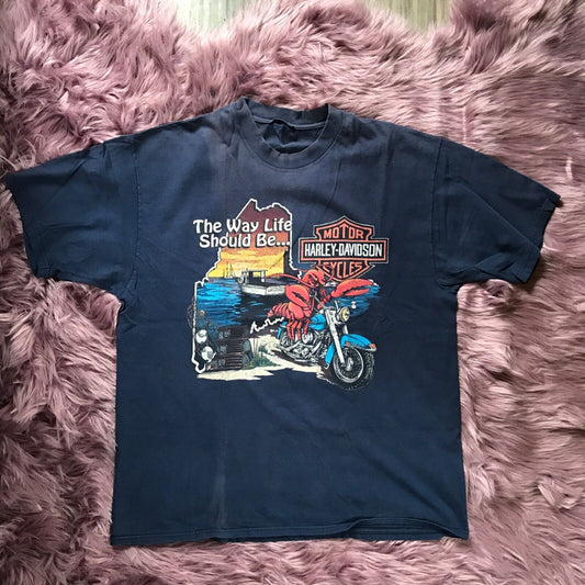 Vintage Harley Davidson Bangor Maine T-Shirt