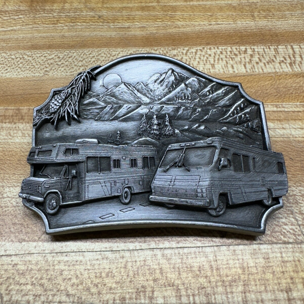 Vintage 1987 Ford Camper Van Belt Buckle