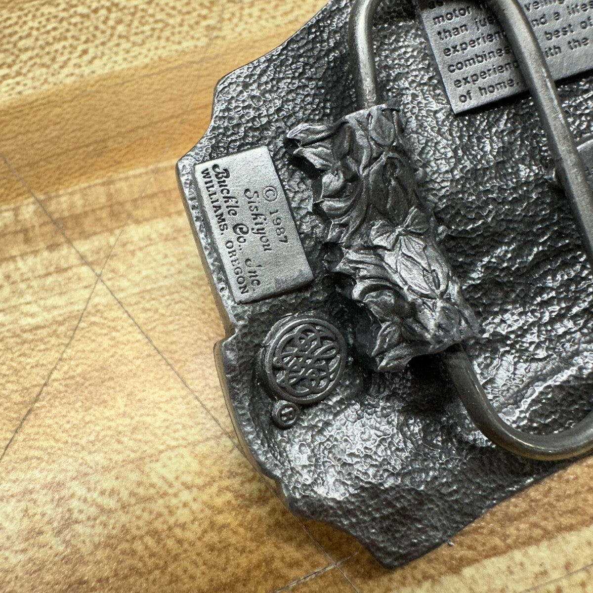 Vintage 1987 Ford Camper Van Belt Buckle