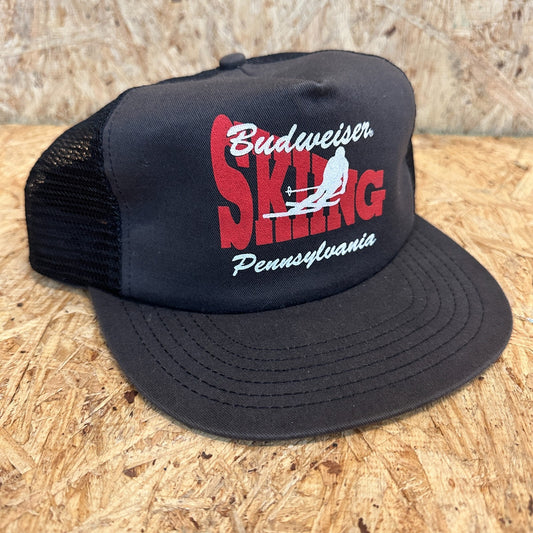 Vintage Budweiser Skiing Pennsylvania Hat