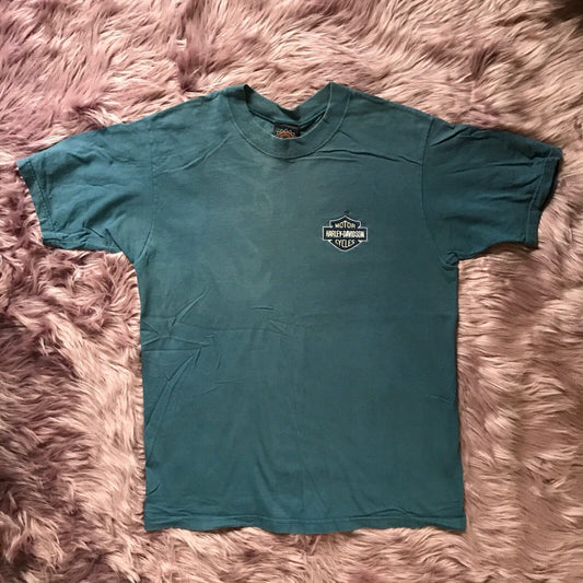 Vintage Harley Davidson Embroidered T-Shirt