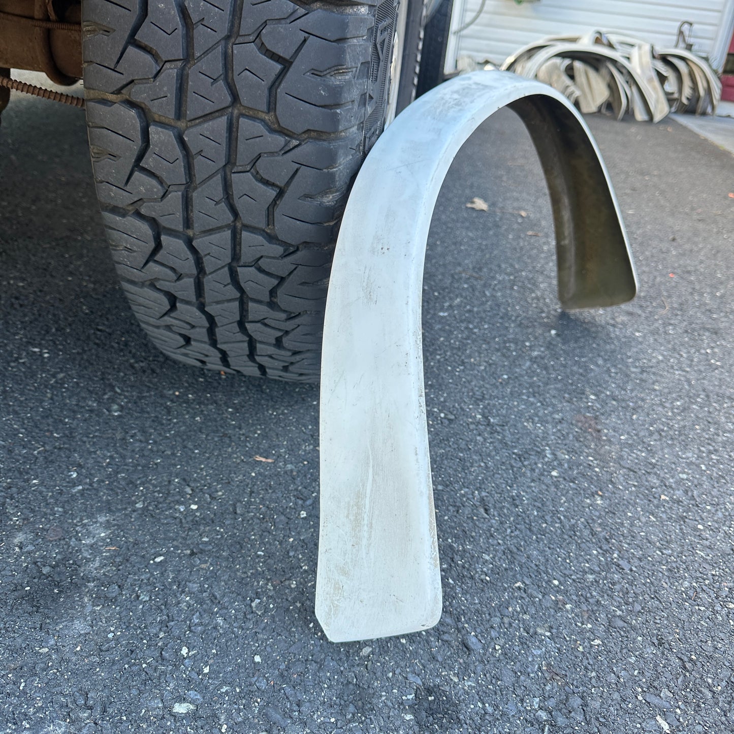 68-74 Ford Van - LEFT FRONT Fiberglass Fender Flare