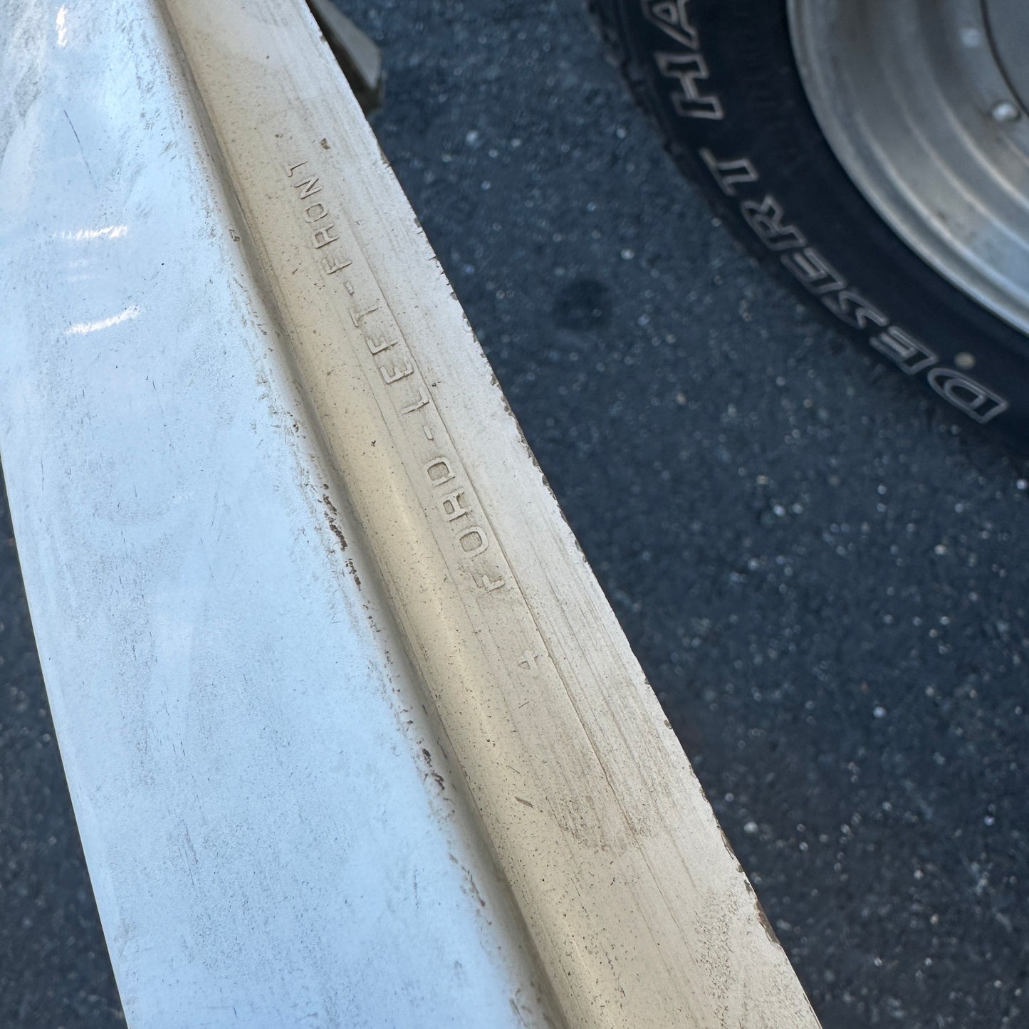 68-74 Ford Van - LEFT FRONT Fiberglass Fender Flare
