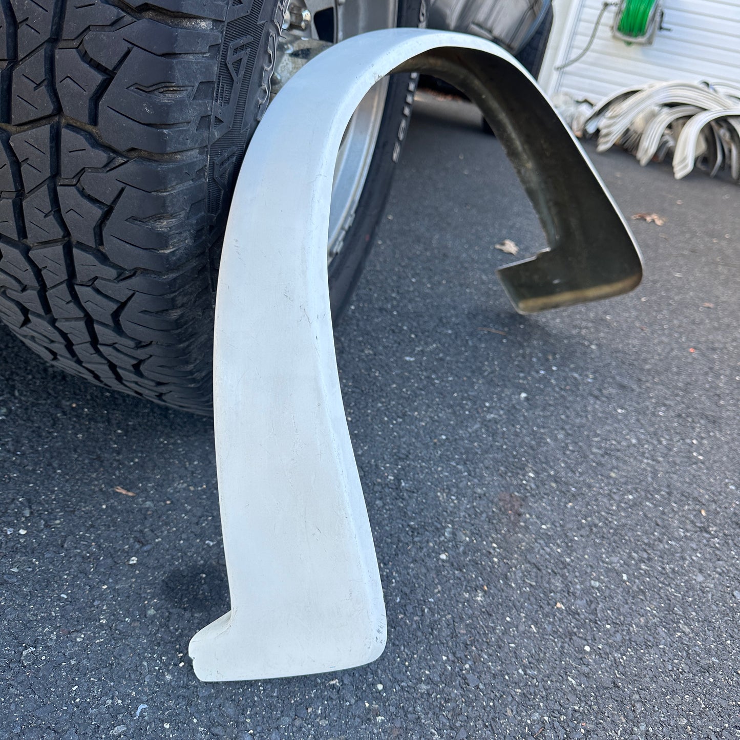 68-74 Ford Van - LEFT REAR Mud Fiberglass Fender Flare