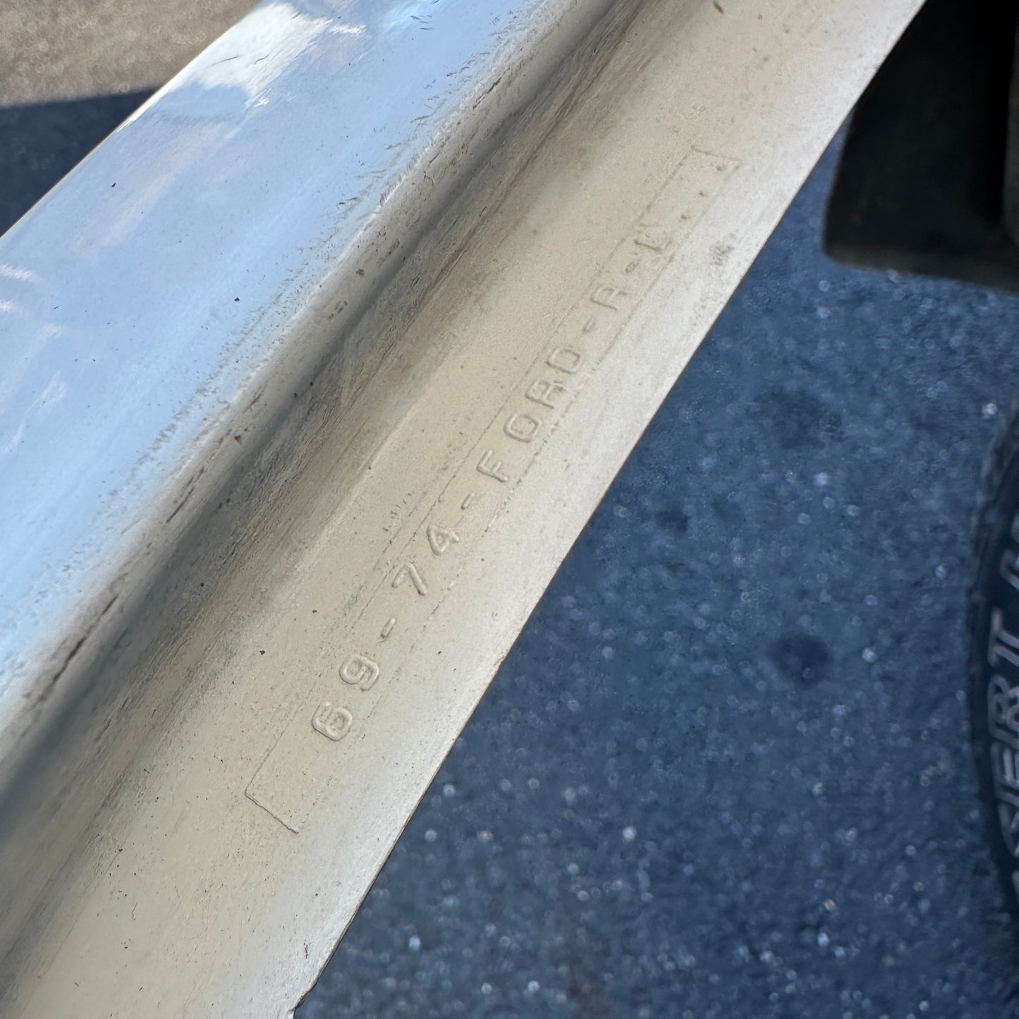 68-74 Ford Van - LEFT REAR Mud Fiberglass Fender Flare