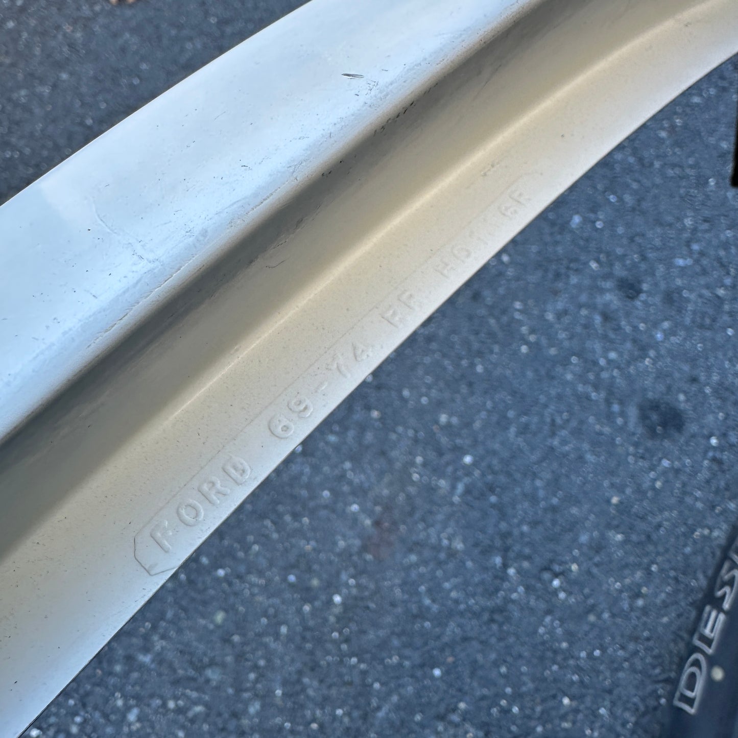 68-74 Ford Van - RIGHT REAR Slim Fiberglass Fender Flare