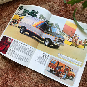 '80 Dodge Vans - Original Dodge Dealership Brochure