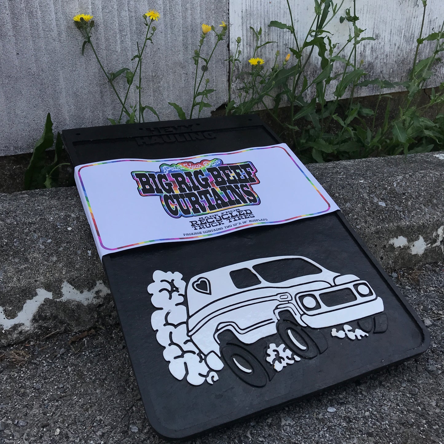 Paint-Your-Own Mudflaps - Hevy BigRig Beef