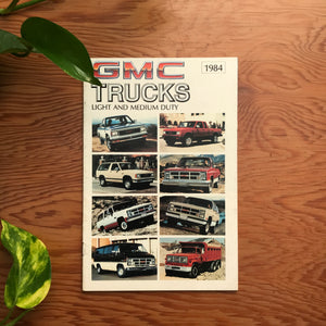 1984 GMC Trucks - Light And Medium Duty - Original GM Dealership Brochure
