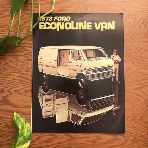 1973 Ford Econoline Van - Original Ford Dealership Brochure