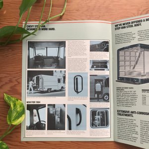 1984 Hi-Cube Vans/Step-Vans - Original GM Dealership Brochure