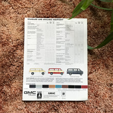 Load image into Gallery viewer, GMC Rally 1987 - Original GM Dealership Brochure