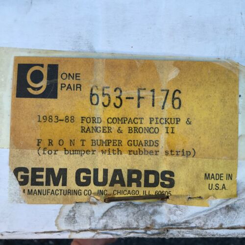 NOS Ford Compact Pickup/Ranger/Bronco II Bumperettes - Gem Guards