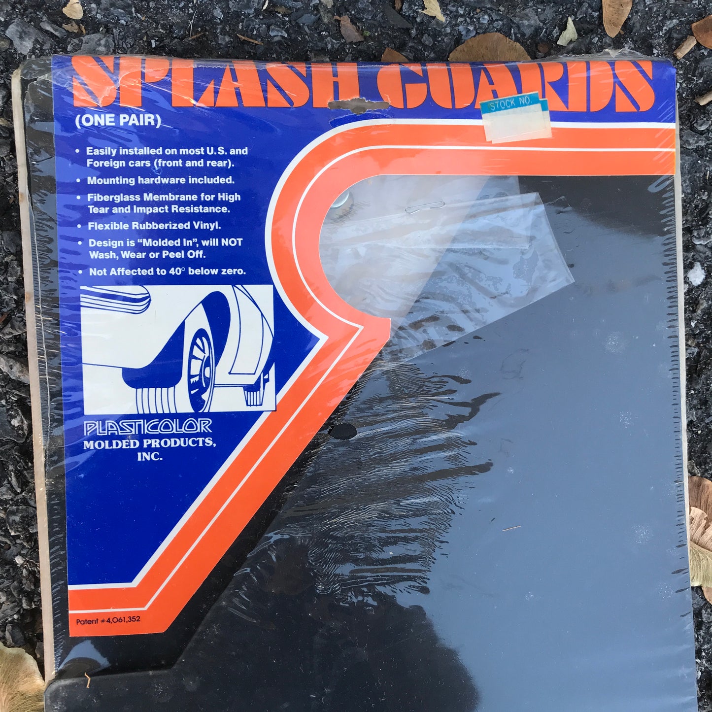 NOS Yosemite Sam Mudflaps Small - Plasticolor 15x9