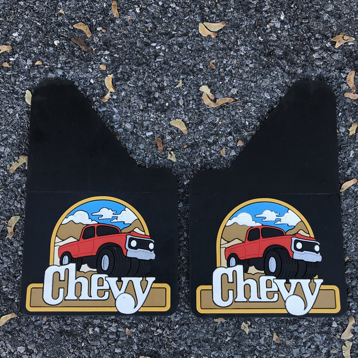 NOS Chevy Truck Mudflaps - Plasticolor 18x12