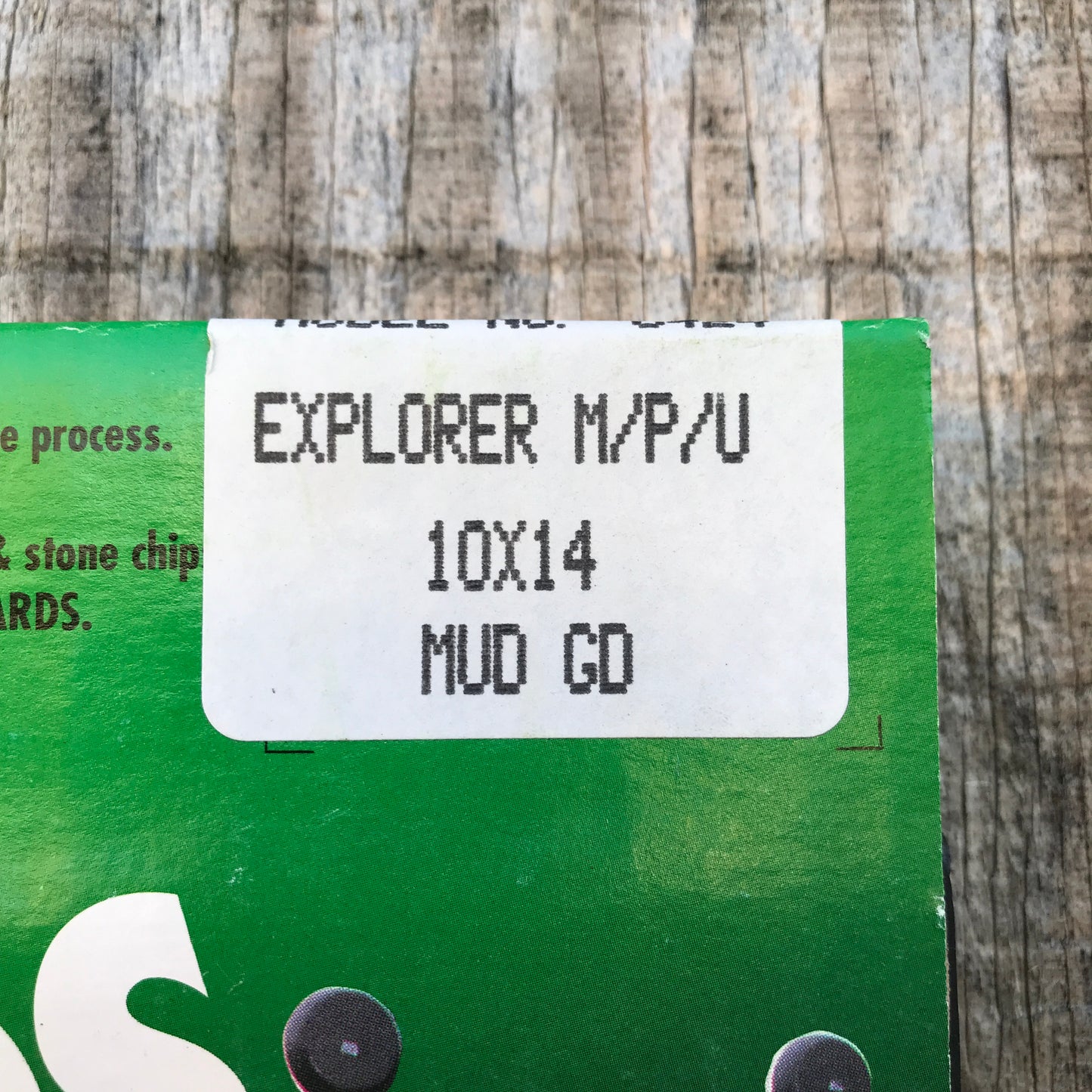 NOS Explorer Mudflaps - Plasticolor 14x10