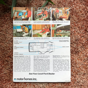 "The Mini Home" Ford Super Econoline Van Advertisement