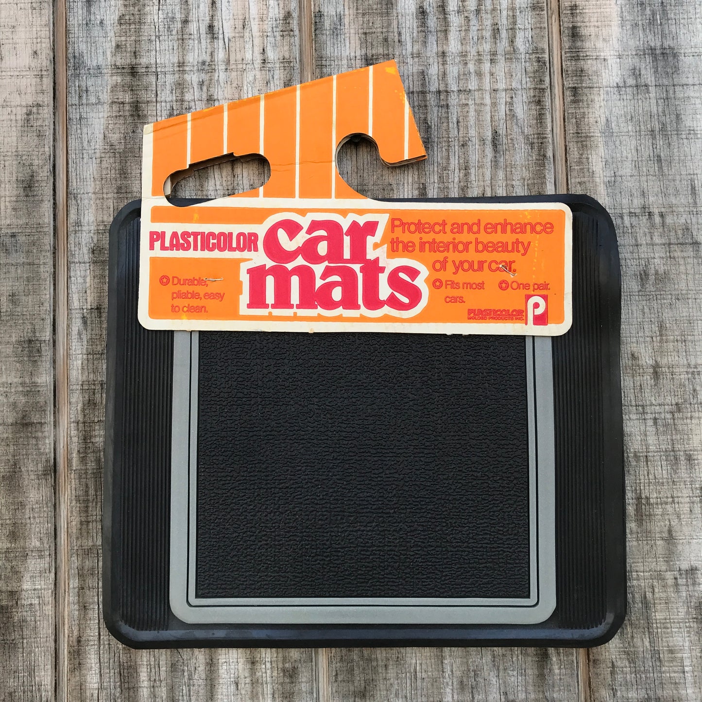 NOS Floor Mats Mini - Plasticolor 15x14 (multiple styles)
