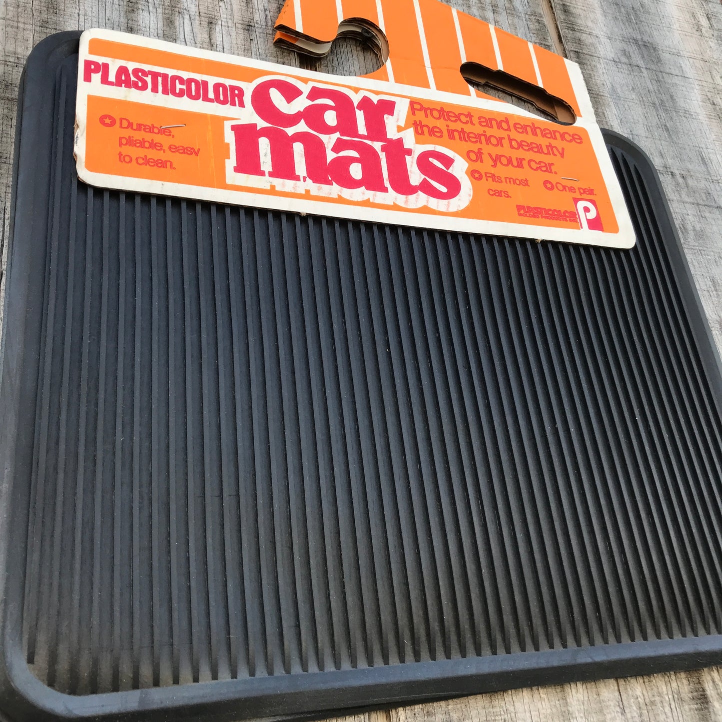 NOS Floor Mats Mini - Plasticolor 15x14 (multiple styles)
