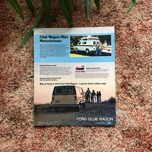 1980 Ford Club Wagons - Original Ford Dealership Brochure