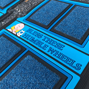 NOS Bless These Humble Wheels Mats - Plasticolor