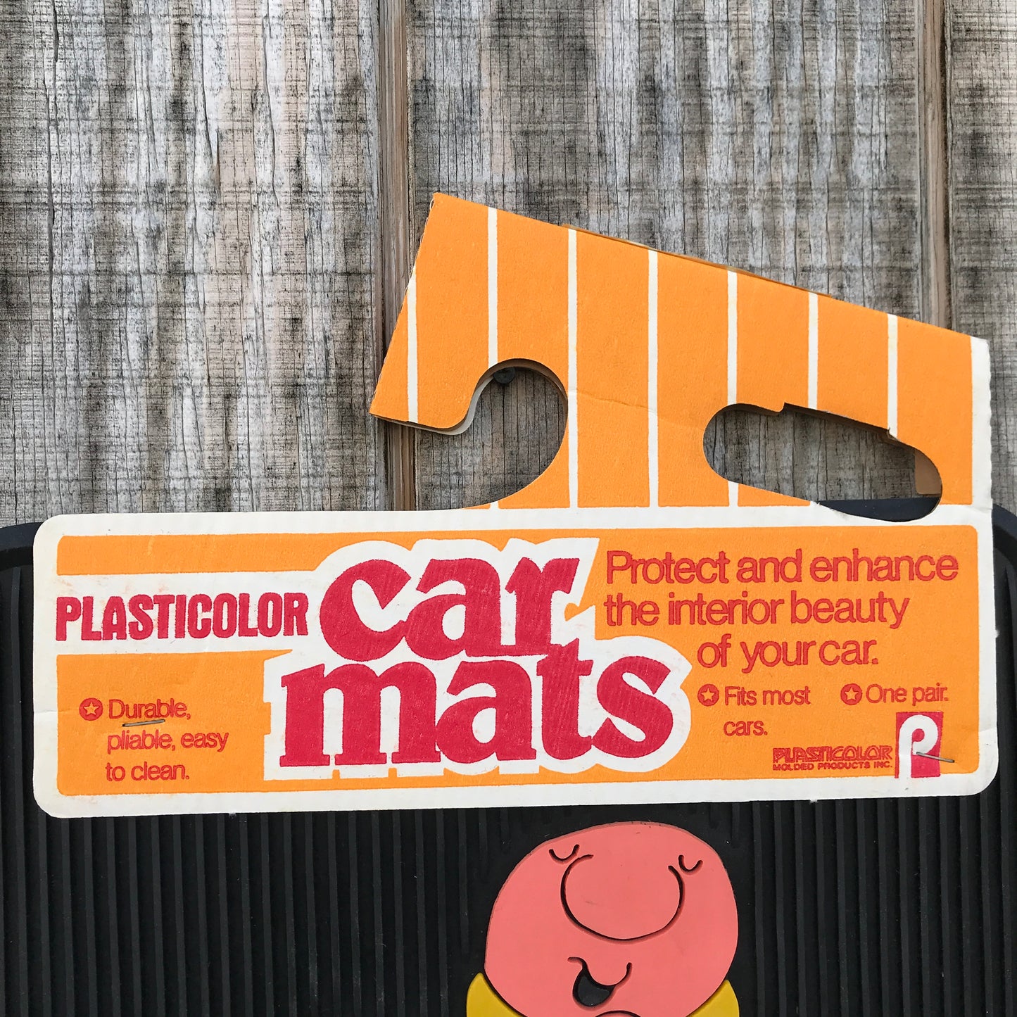 NOS Ziggy Floor Mats Mini- Plasticolor 15x14