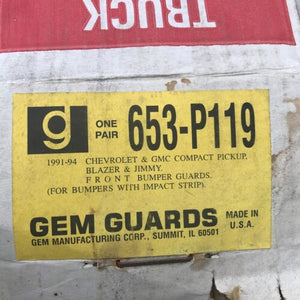 NOS GM Compact Truck/Blazer/S-10 Bumperettes - Gem Guards